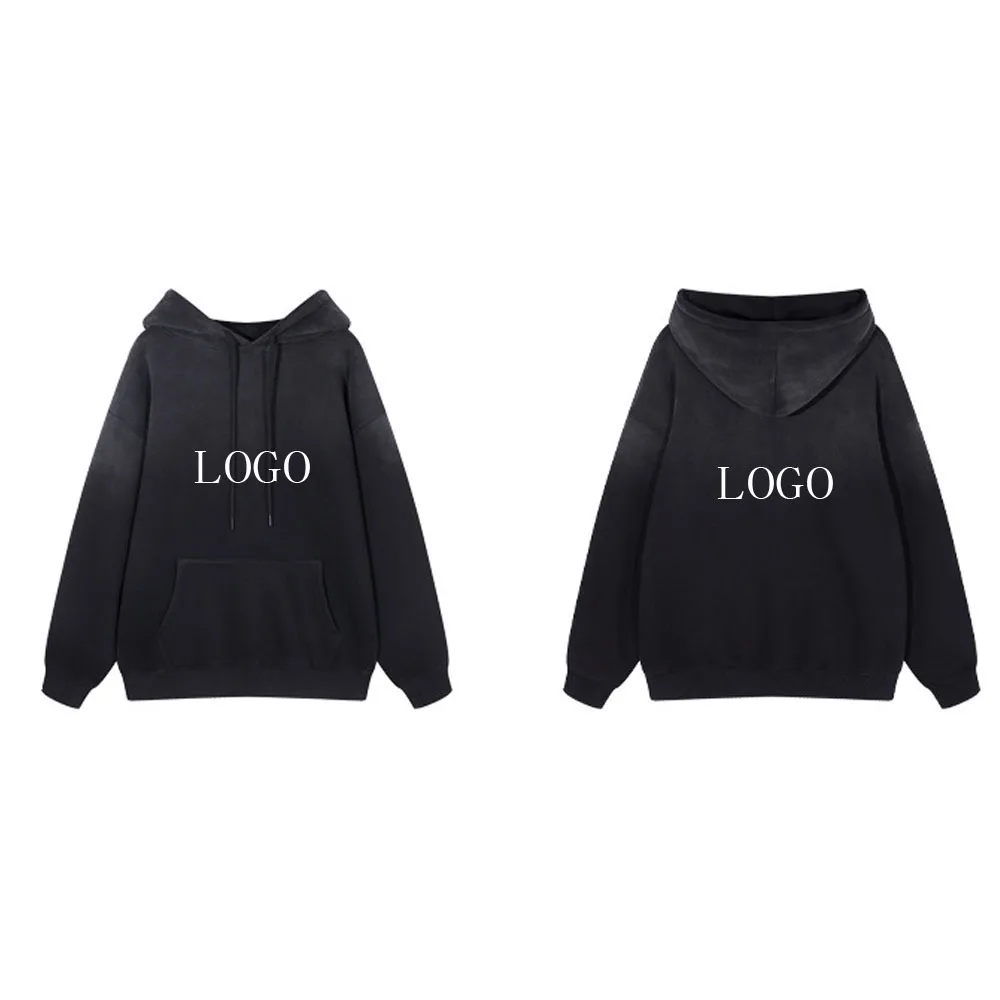 oem high quality customised China hoody and jogger set supplier winter fleece hoodie men