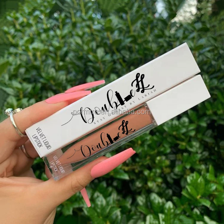 10ml square Empty luxury big applicator lip gloss wand tubes square lip gloss tubes vendor with white lid