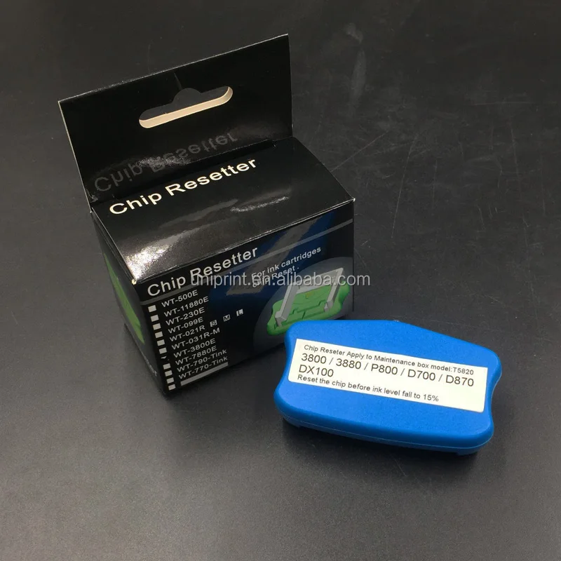 T5820 C13T5820 Maintenance Ink Tank Chip resetter for Epson Surelab D700 for Fuji DX100 Waste Ink Collector
