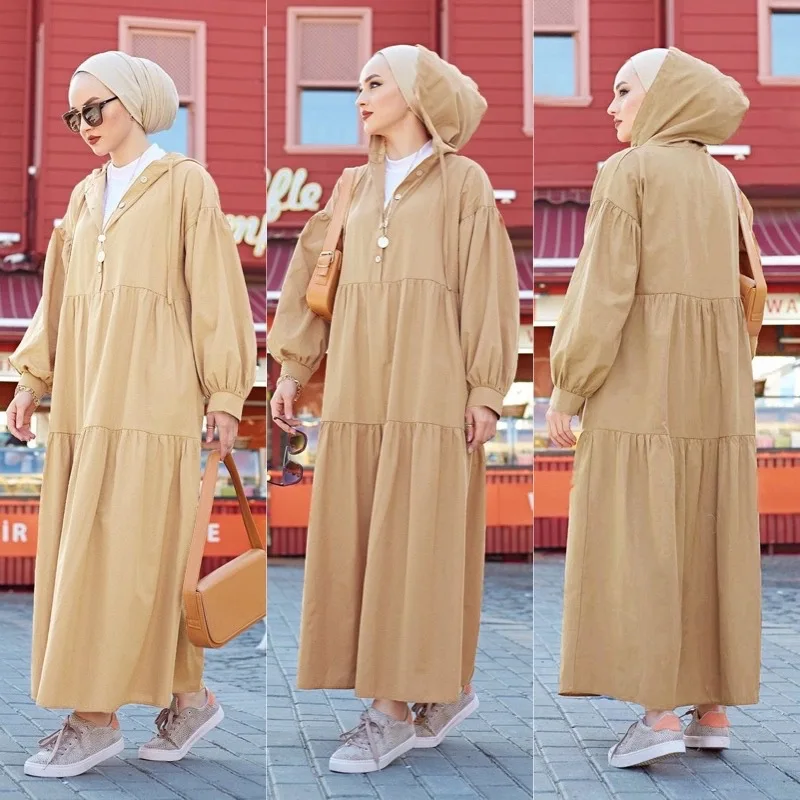 Long sleeve Hoodie,Traditional Muslim Clothing&Accessories long sleeve abaya hoodie coat, Islamic Clothing
