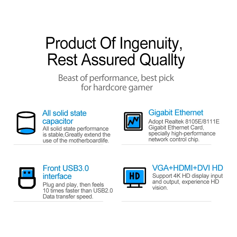 Szmz B75 материнская плата новый дизайн игровой ПК B75-H Быстрая доставка с завода