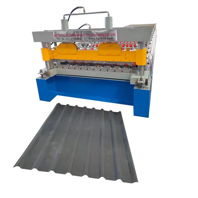 HD High Speed Corrugated Steel Sheet Colored Steel Wall roof panel roll forming machine