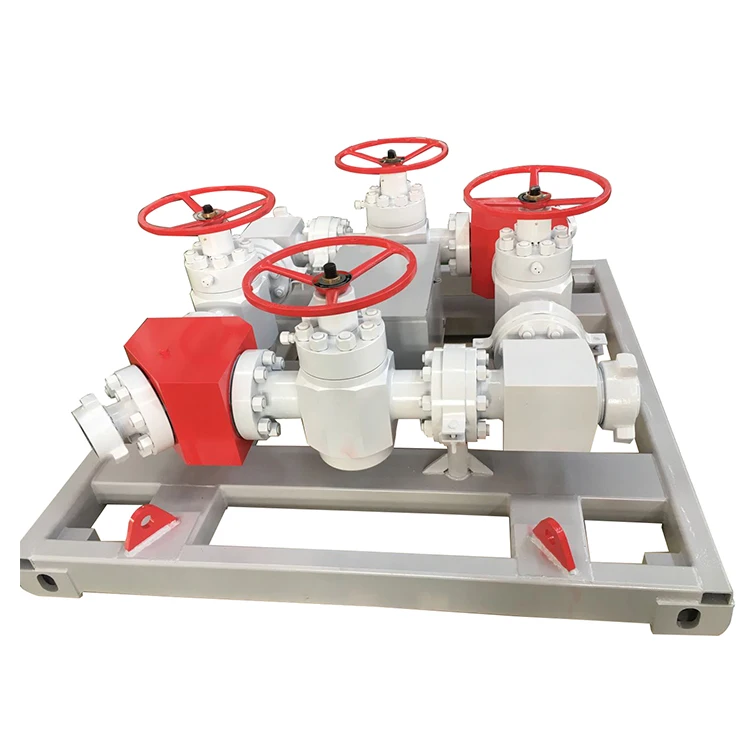 Контроль нефтяных скважин, API, противоскользящий Дроссельный коллектор/нефтяной коллектор/буровая установка, Дроссельный коллектор