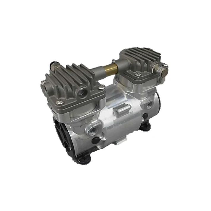 Piston reciprocating oil free refrigerant hermetic reefer compressor