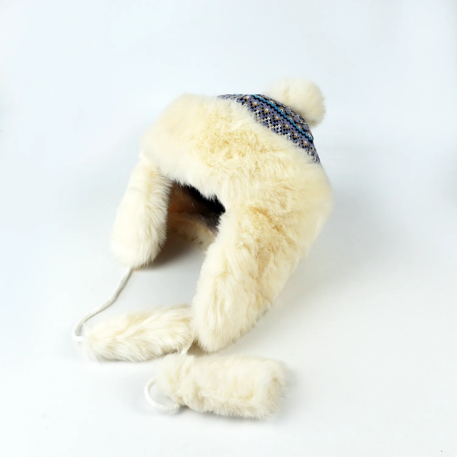 Hot selling colorful  fur hat European and American fisherman hat fur casual fashion ladies warm fluffy hats