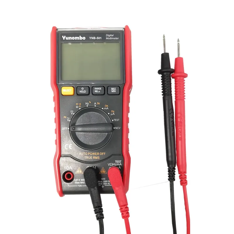 Yunombo 6000 Counts Digital Multimeter NCV Mini Pocket Auto Range AC/DC voltage Current Resistance Capacitance Diode Multimeter