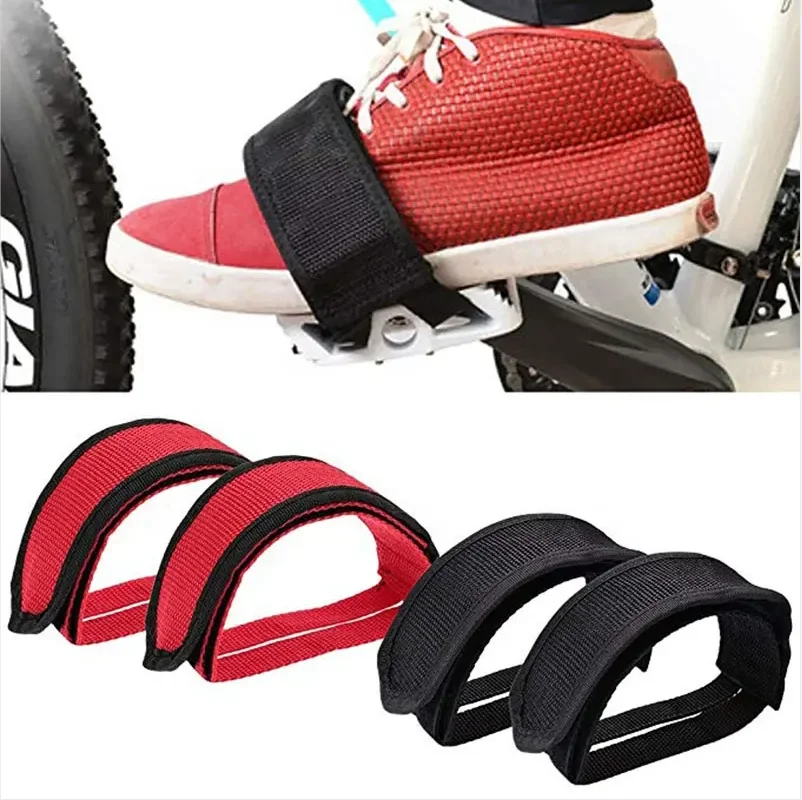 Nylon Bicycle Pedal Straps Toe Clip Foot Strap Belt Adhesive Bicycle Pedal Tape Fixed Gear Bike Cycling Cover Bike Strap