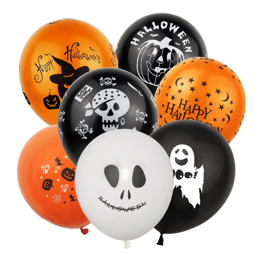 New Halloween Foil Balloon Ghost Festival S-kull Head Pumpkin Halloween Theme Party Scene Decoration Balloons Kid Toys