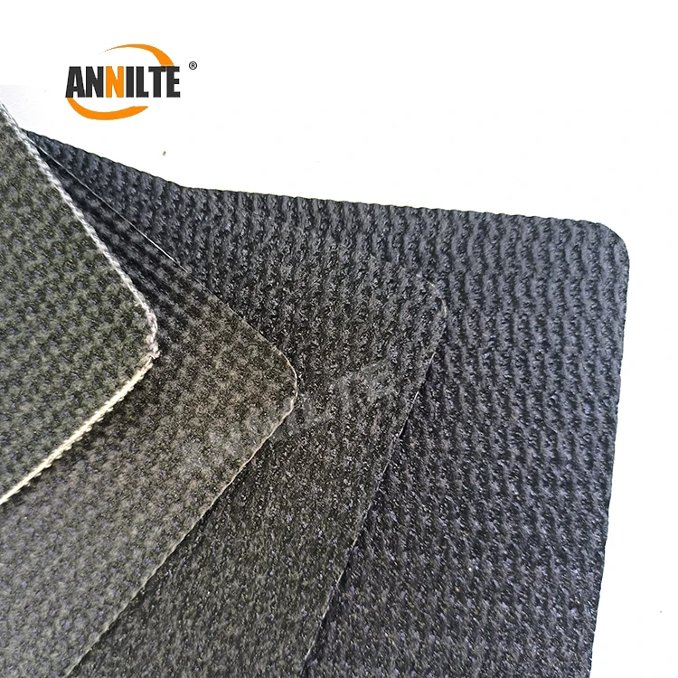 Annilte manufacture  PVK logistics conveyor belt Low Noise High Efficiency Light Flat Conveyor belt for Logistics Transportation