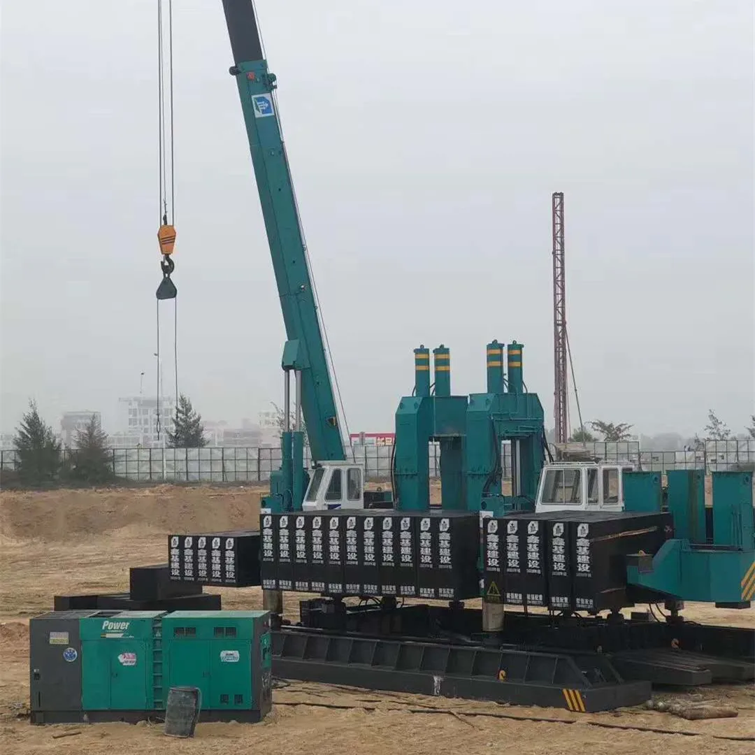 Hot Sale Factory Price New 1260 Ton Hydraulic Static Pile Driver for Jacking Phc Piling Machine Construction Machinery