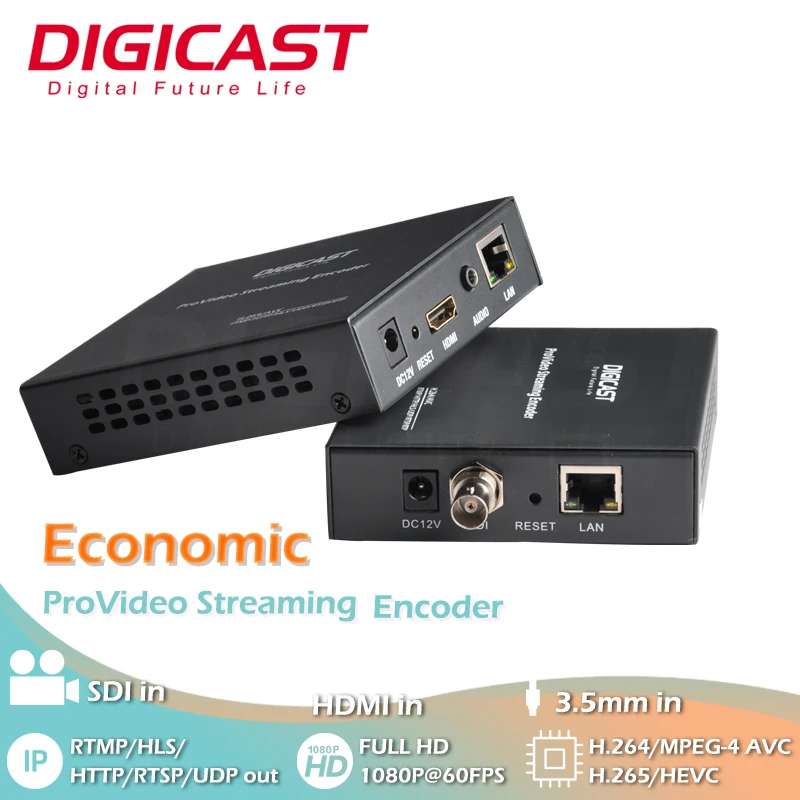 RTMP IPTV кодер Транслируй трансляции SDI H264 низкой задержкой к Wowza потокового платформы