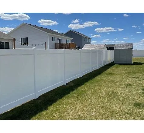 White PVC Vinyl Privacy Fence Panels 6x8 Size for Fencing Trellis & Gates