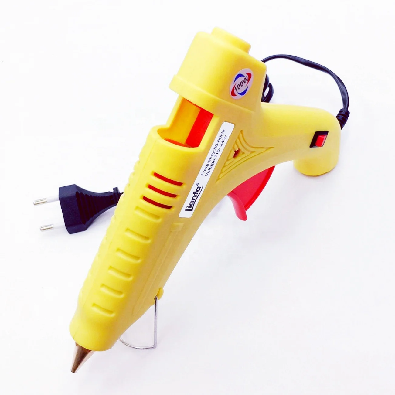 big power hot melt glue machine with copper nozzle factory use glue spreading machine with switch