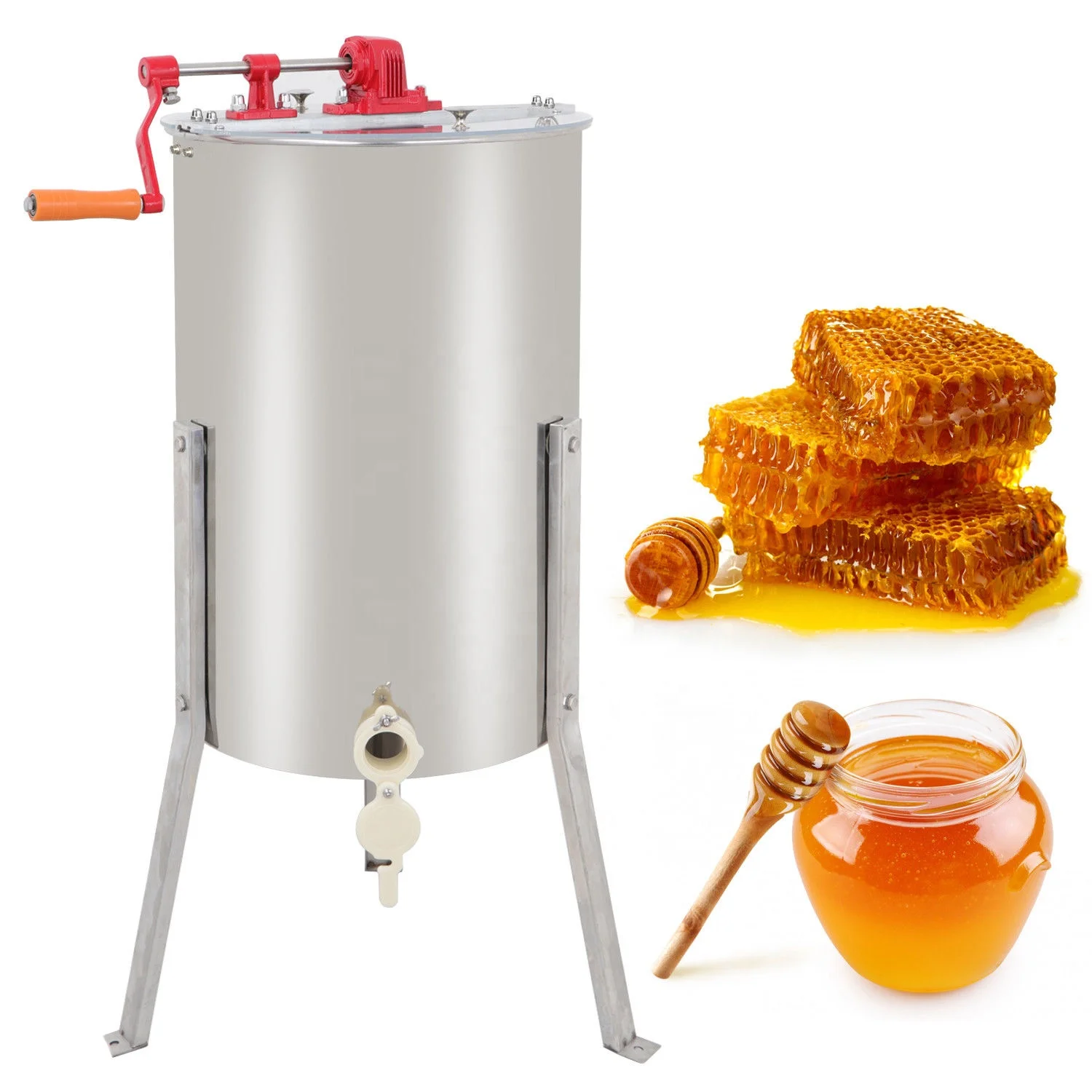 Manual/Electric stainless steel honey extractor