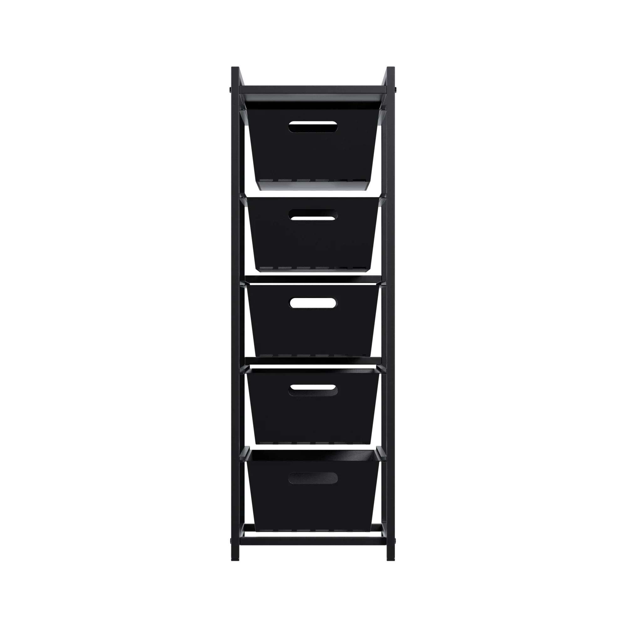 Aobabo Wonderful 5-tier kitchen Metal Shelving With Push-pull Style Baskets On Sale