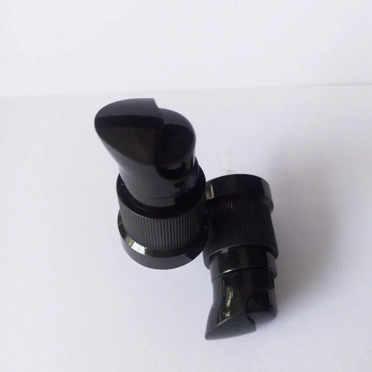 18/410 Black Plastic Lotion Nozzle Head 18MM Treatment Pump Lids Bottle Caps
