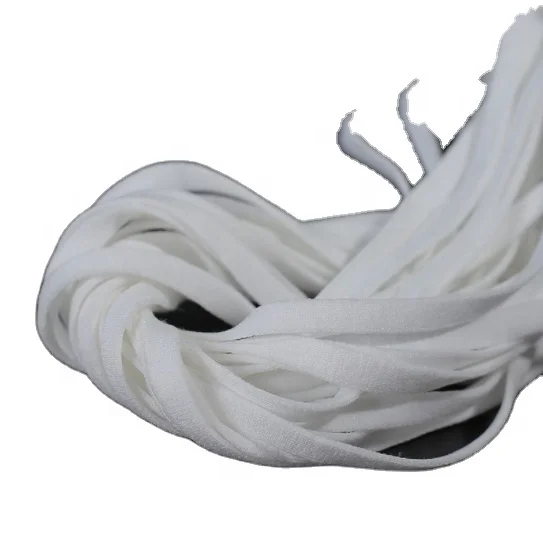 white flat elastic band ultrasonic welding elastic earloop