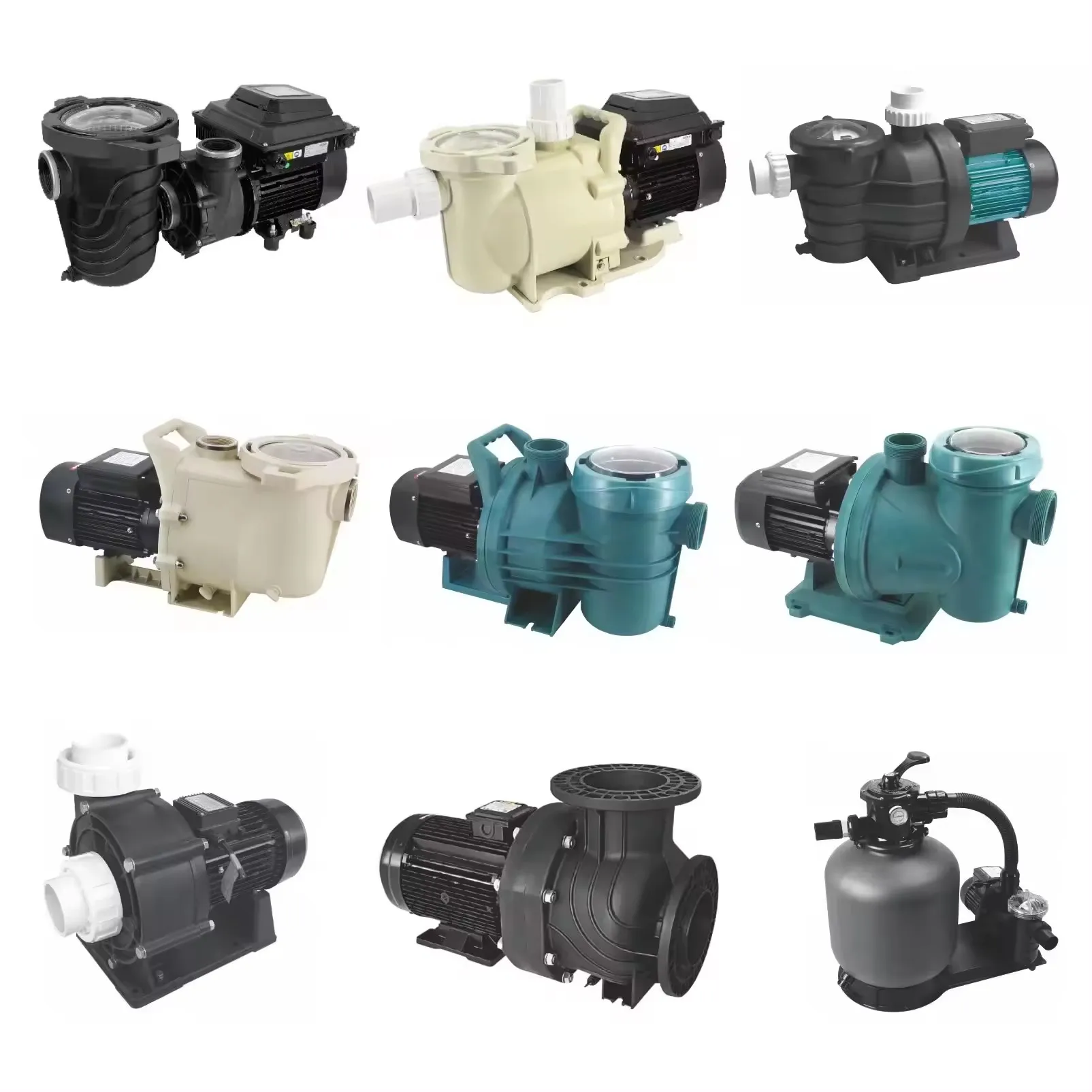 High-pressure Customizable European Swimming Pool Pump Pool Filter Pump Sand Filter Pump 50Hz