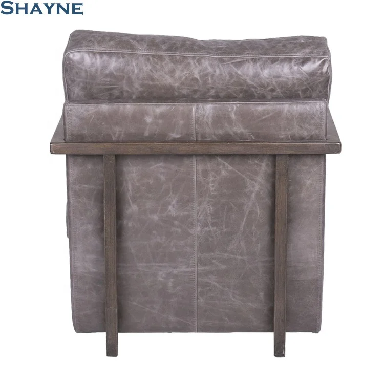 Shayne ODM Factory Customize 18th-century French Antique Living Room Genuine Leather Chaise Lounge Chair Sofa Unique Recliners