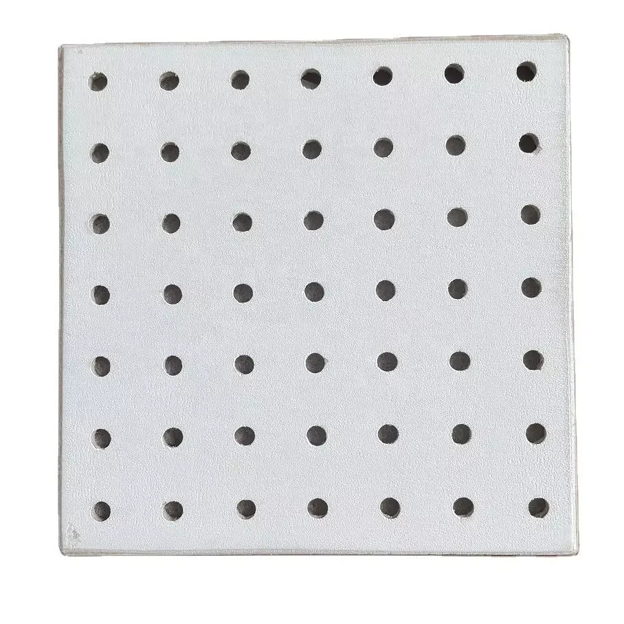 False Wall Ceilings Decoration Sound Absorbing Perforated Calcium Silicate Panel