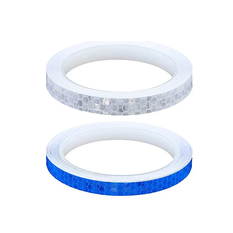 Reflective Bicycle Stickers Adhesive Tape for Bike Safety White Red Yellow Blue Bike Stickers Bicycle Accessories