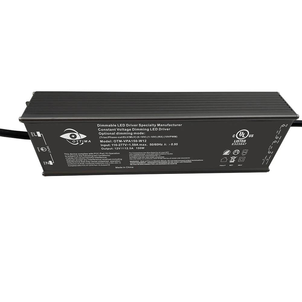 Wholesale Triac Dim Waterproof Power Supply 120W to 300W Single Output Waterproof IP67 LED Drivers in 12V 24V 36V 48V