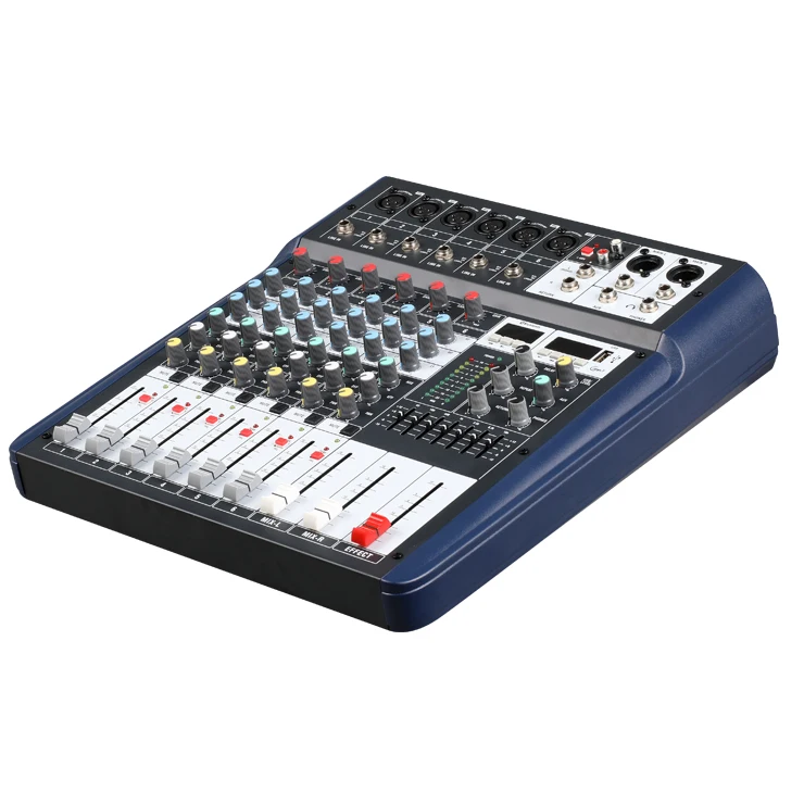 Профессиональный 8CH звукомикшер soudn системы 8 каналов микшерный пульт