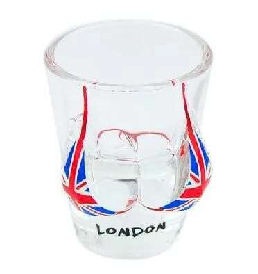 Women sexy bikini mug shoot 1.5 oz Votive Shooters Puerto Rico Flag Bikini Bust 3D Shot Glass