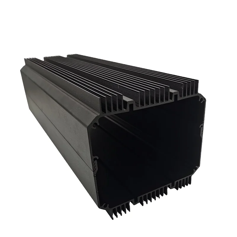 Extruded Aluminium Profiles Factory Custom Black Anodized Extrusion Aluminum Extrusion Enclosure Aluminium Profile