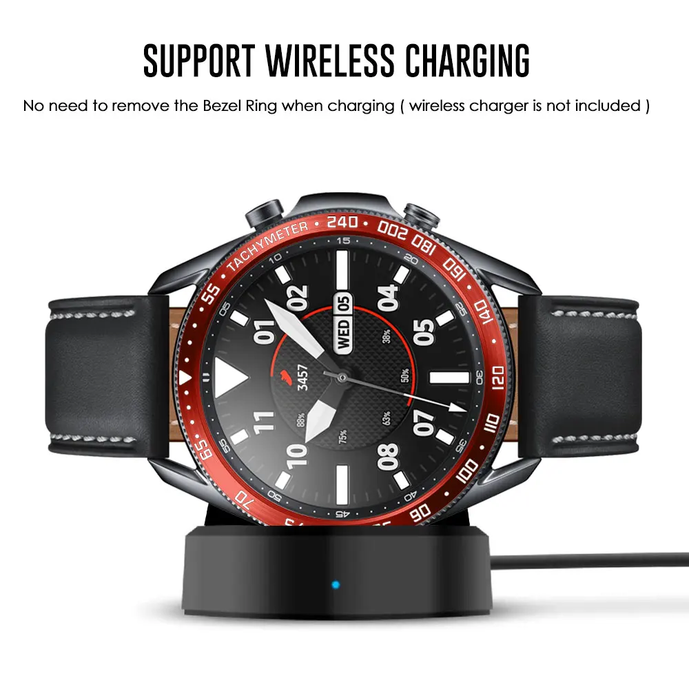 Ободок кольцо для укладки волос рамка Samsung Galaxy Watch 3 41 мм 45 защитное