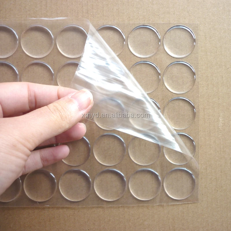 1inch Round Crystal Domed Resin Stickers Clear Eco-friendly Epoxy Sticker For Crafts DIY Making