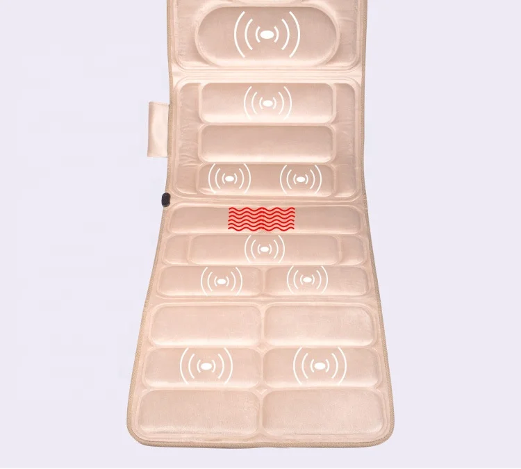 
Electric massage mattress cushion with heating and vibration at home 