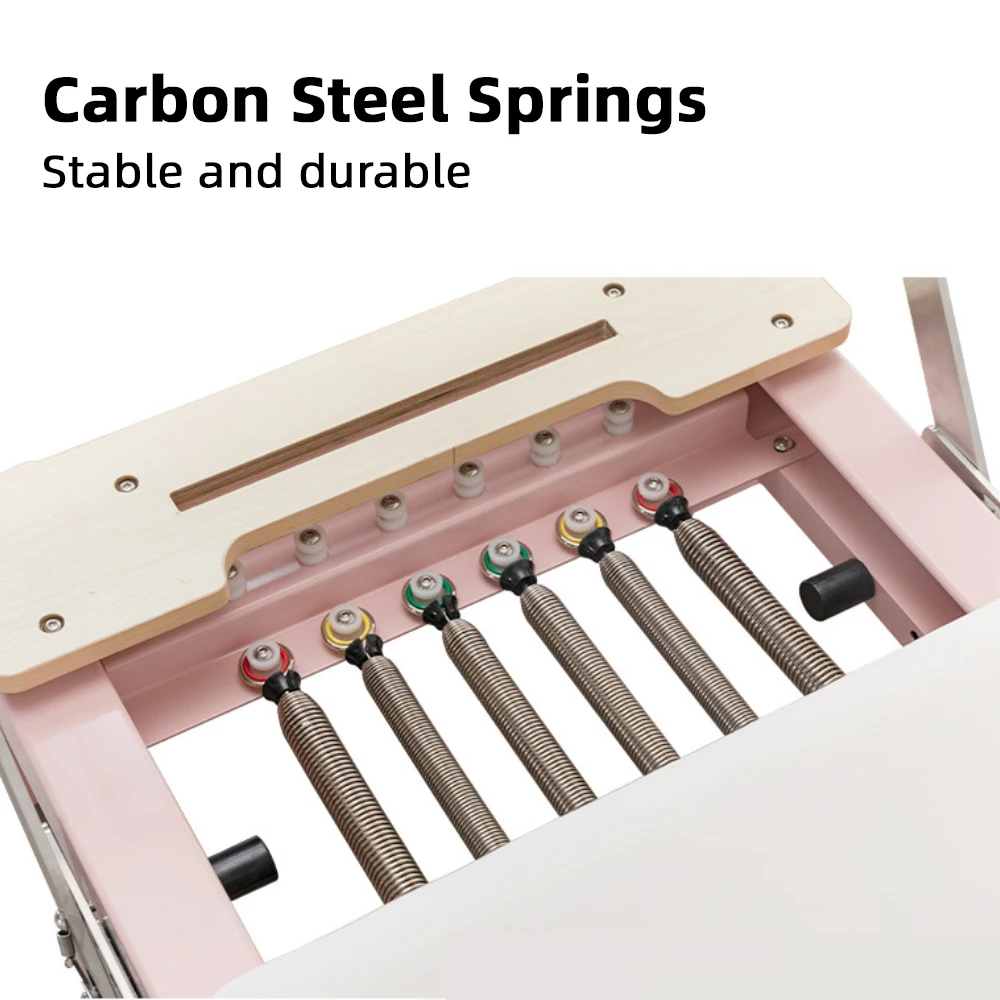 GRASSFIT Foldable Yoga Pilates Fitness Equipment Pilates Reformer Aluminum Bed Machines for Studio Club Home Workout