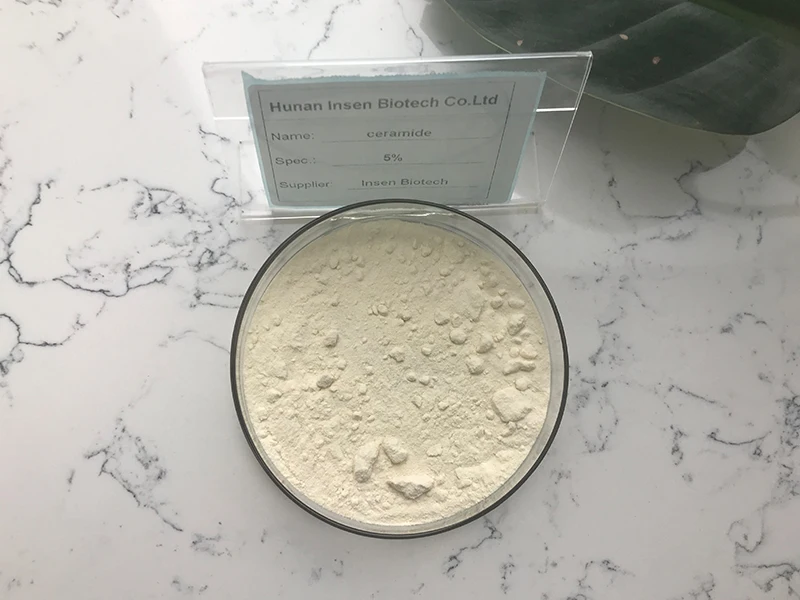 Insen Supply Cosmetic Grade Purity 5% 10% Rice Bran Extract Ceramide 3