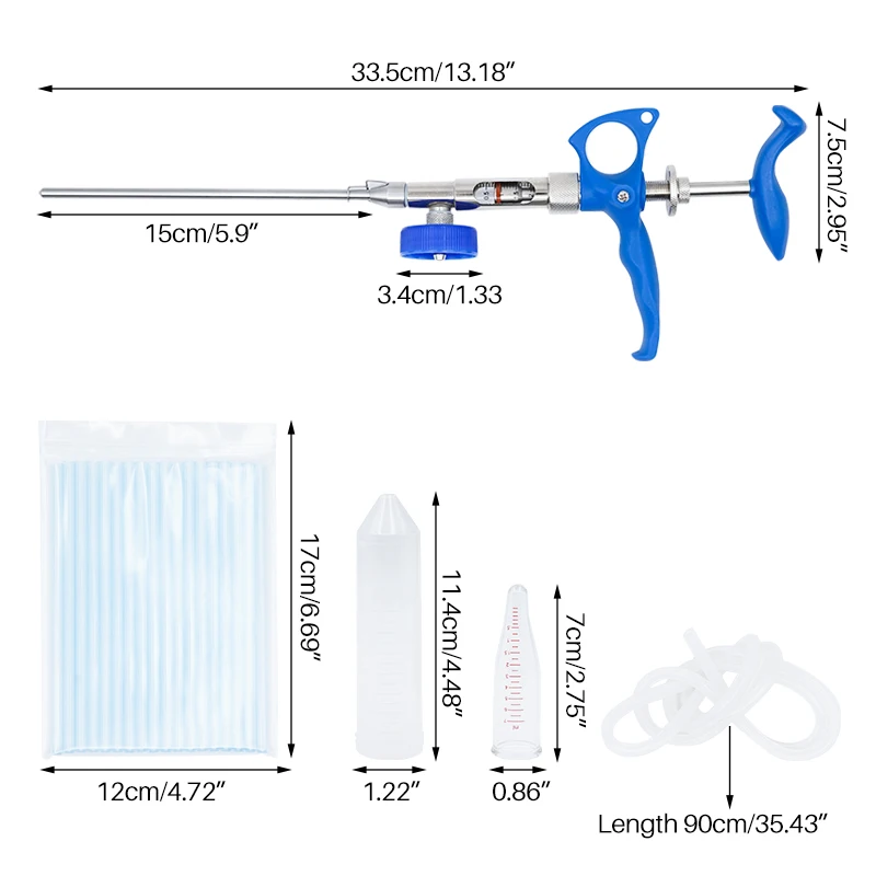 Оборудование для искусственного осеменения захват кроликов сборщик спермы пистолет