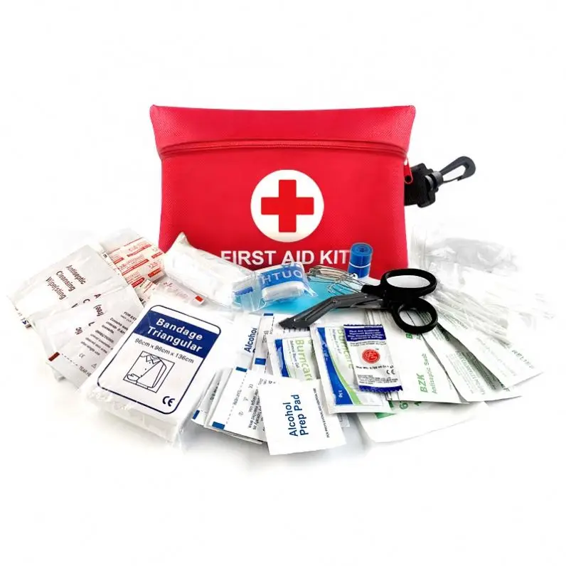 TJD Custom Equipment Mini CE ISO Certified Individual First Aid Kit Small Emergency Bag Kits for Sport Sale multipurpose