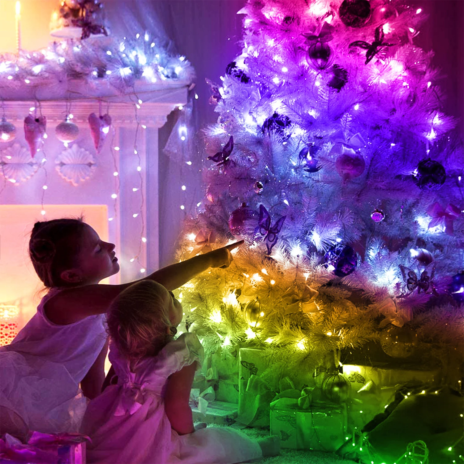 Factory IP44 Outdoor Rabbit Decoration Lighted Christmas Tree Led Strip Light