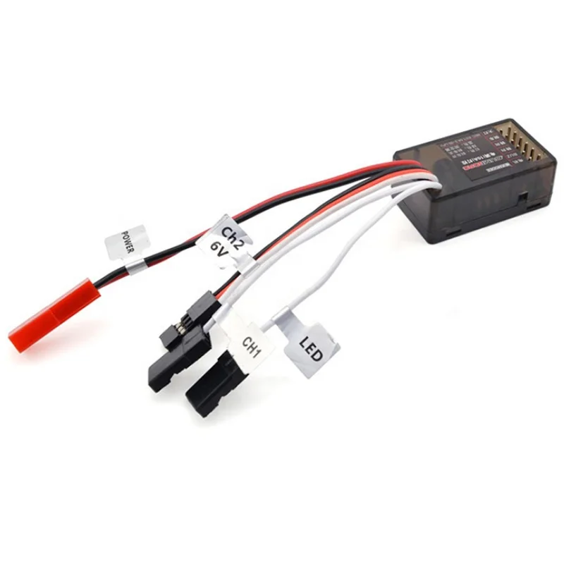 Dumborc 10A щеточный ESC 2S/3S 12 В двухсторонний контроллер скорости светодиодное управление для радиоуправляемого автомобиля катера танка самолета дрона