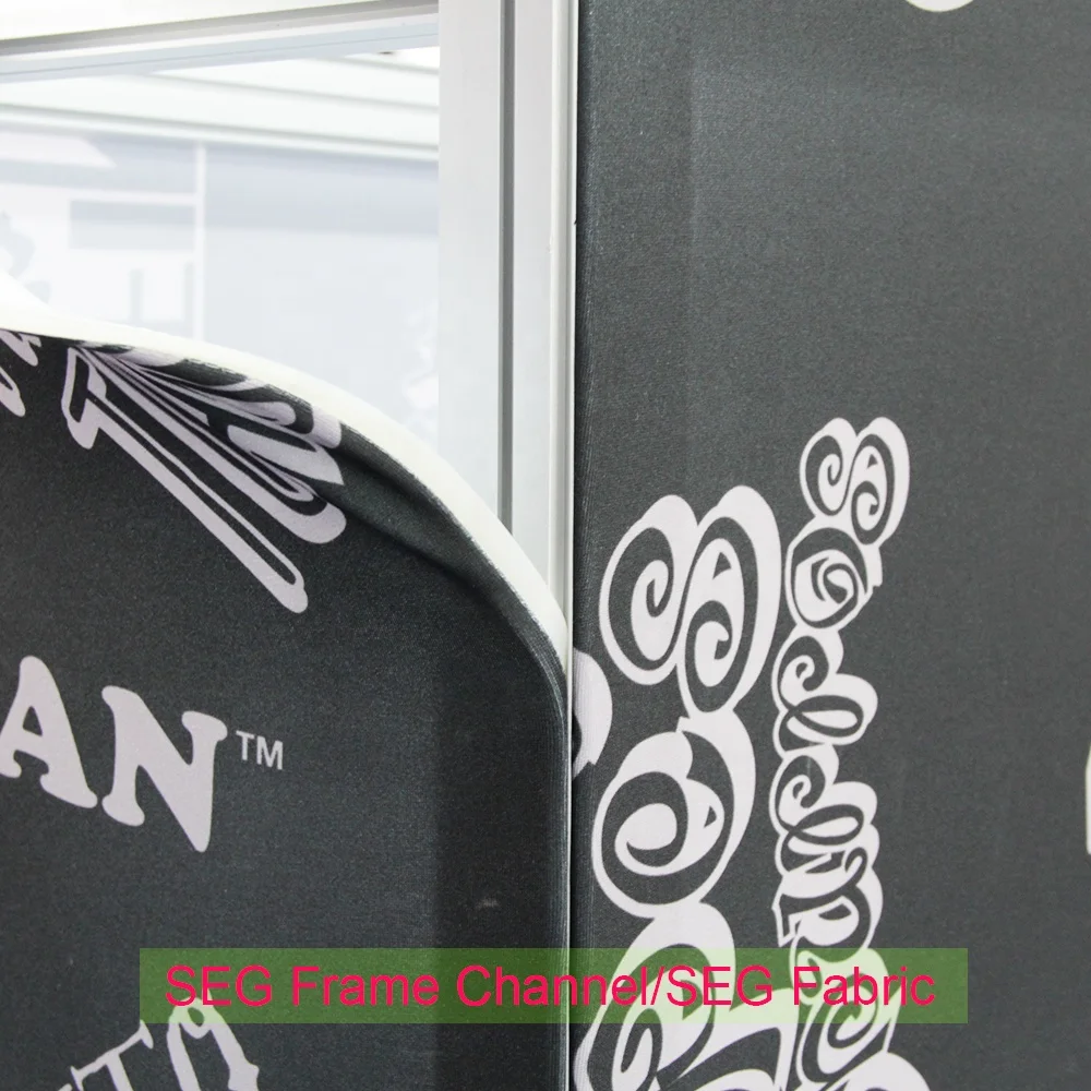 Fashion Customization Shelf Exhibition Stand Aluminum SEG 10x10ft Portable Advertising Light Box LED Trade Show Booth Design