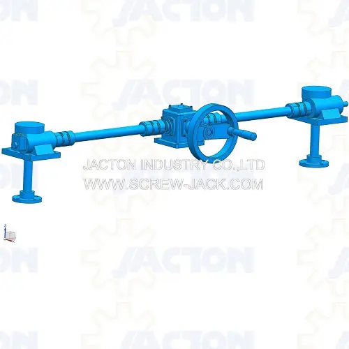 3D CAD Models of Screw Jacks Lifting Systems STP or STEP File Format Design Lifting Jack Platform