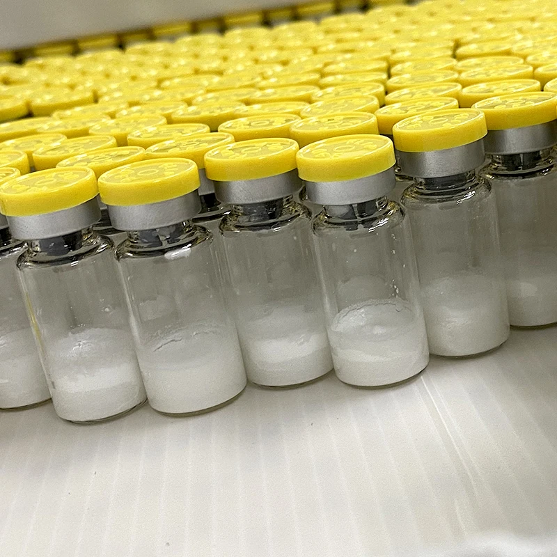 Wholesale Peptide Manufacturing Double Strong Self Tanner Tan Peptide Powder Yellow Tops Tanning Vials for Darker Body