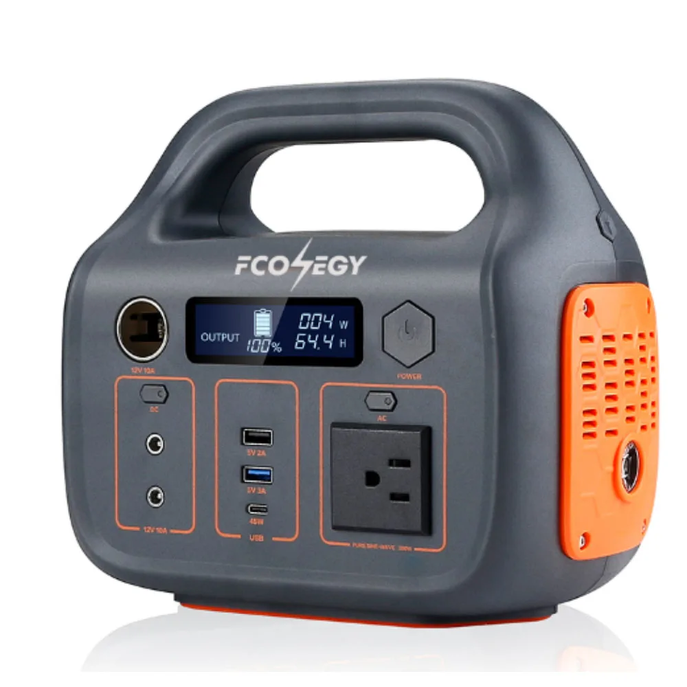 FC-P500 600W outdoor Power Station AC/DC Outputs Portable  Mobile Camping Battery Portable Solar Generator Power Station