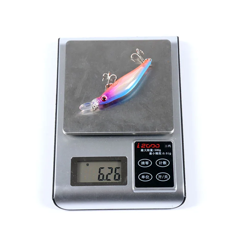 Fishing Tackle Reflective Minnow Bait   8cm/6.3g Submerged Bionic Bait False Bait Plastic Hard  Fishing Lure
