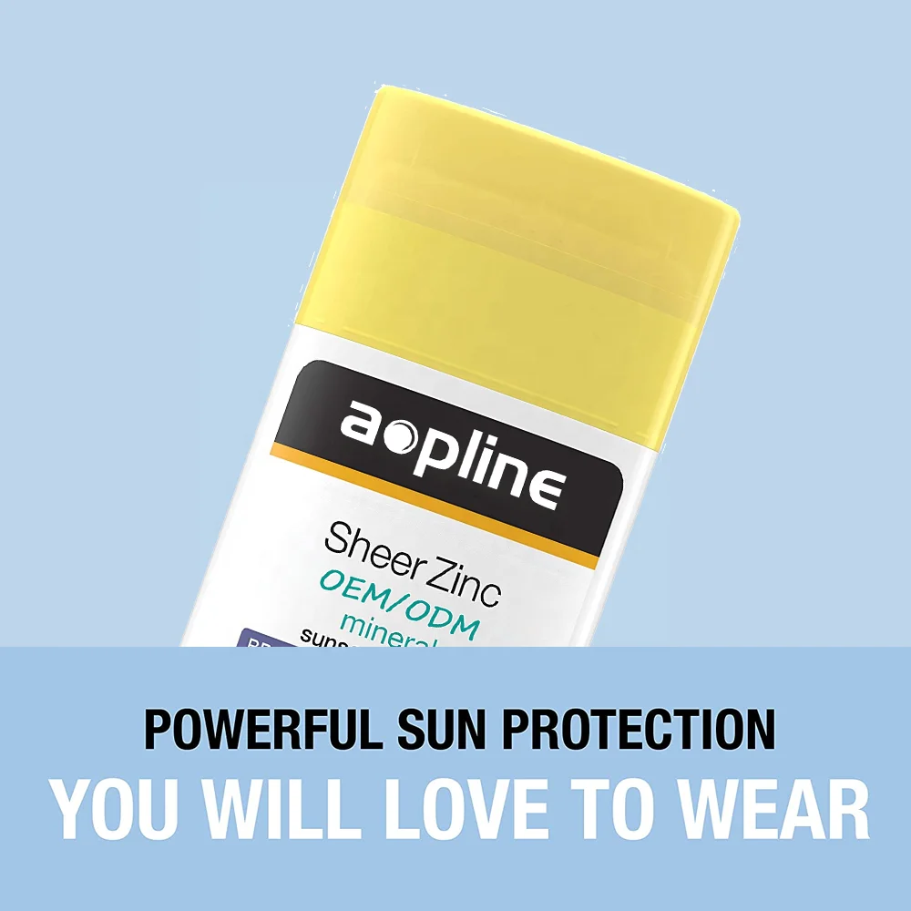 Оптовая продажа, Солнцезащитная палочка из минерального цинка spf 50 30