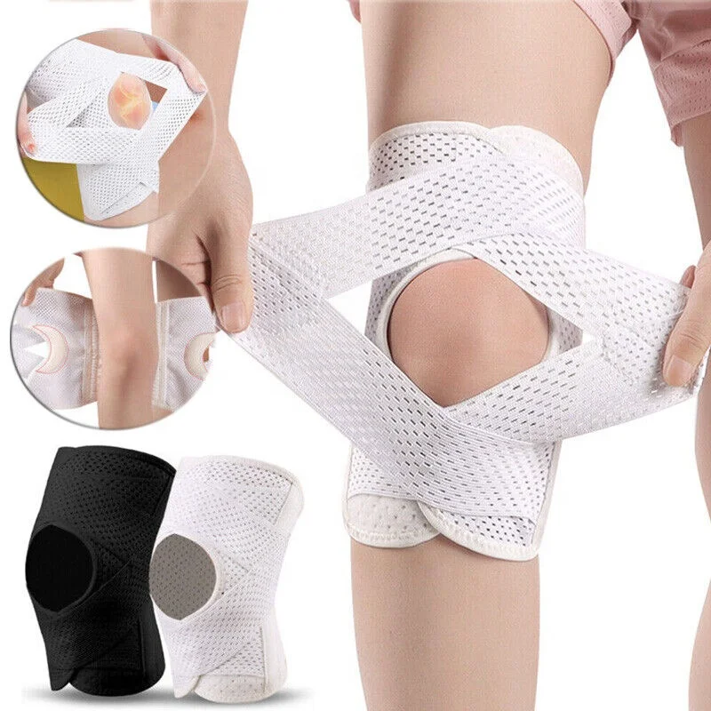 Adjustable Flexible Meniscus Sports Joint Pain Arthritis Relief Sports Bandage Knee Sleeve Compression Brace Support