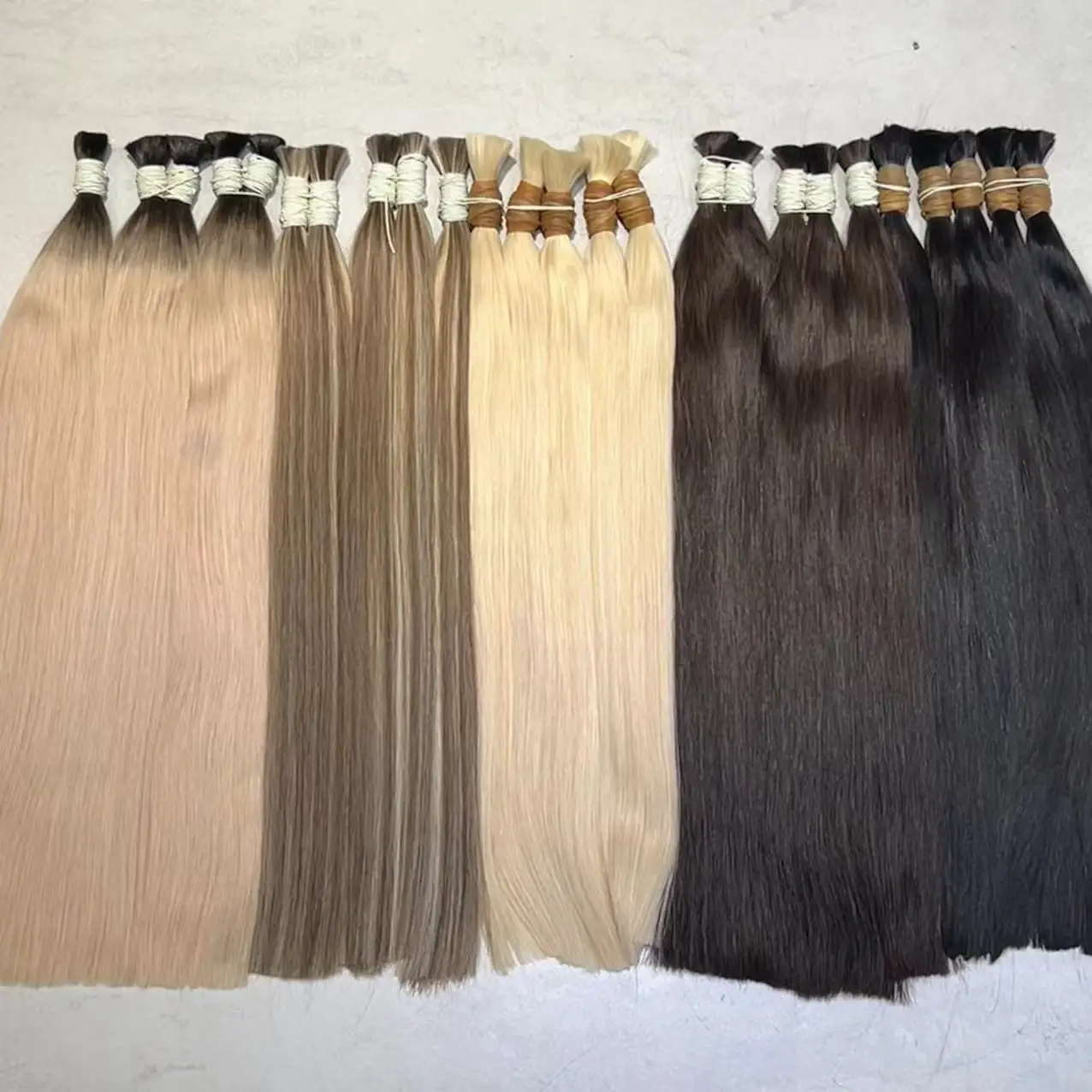 Ruyihair cabello humano необработанные мягкие extensiones натуральный цвет прямые объемные 100% натуральные кабело хумано для женщин