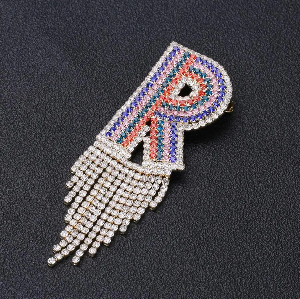Wholesale Vintage Crystal Acrylic bead metal Brooch Pins Rhinestone Jewelry Brooches For Men Women Brooch Hijab Pins Accessories