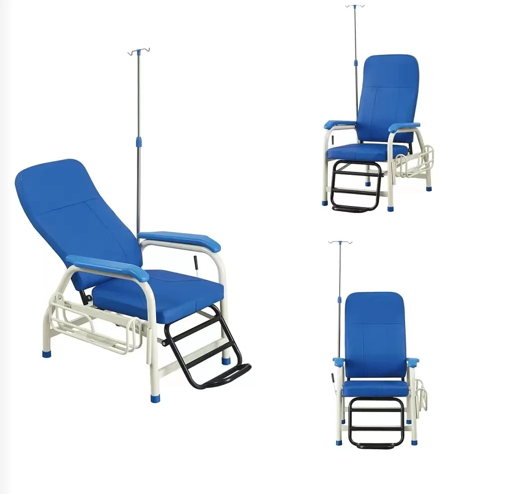 infusion chair hospital other equipment half lying reclining IV Infusion chair medical tranfusion chair for clinic use