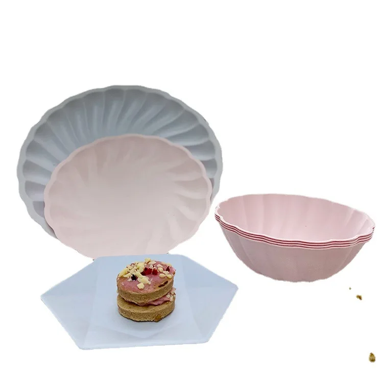 Custom Disposable Paper Plates Set Party Plates Cups Napkins Sets Party Tableware Set Party Supplies Kits Plates