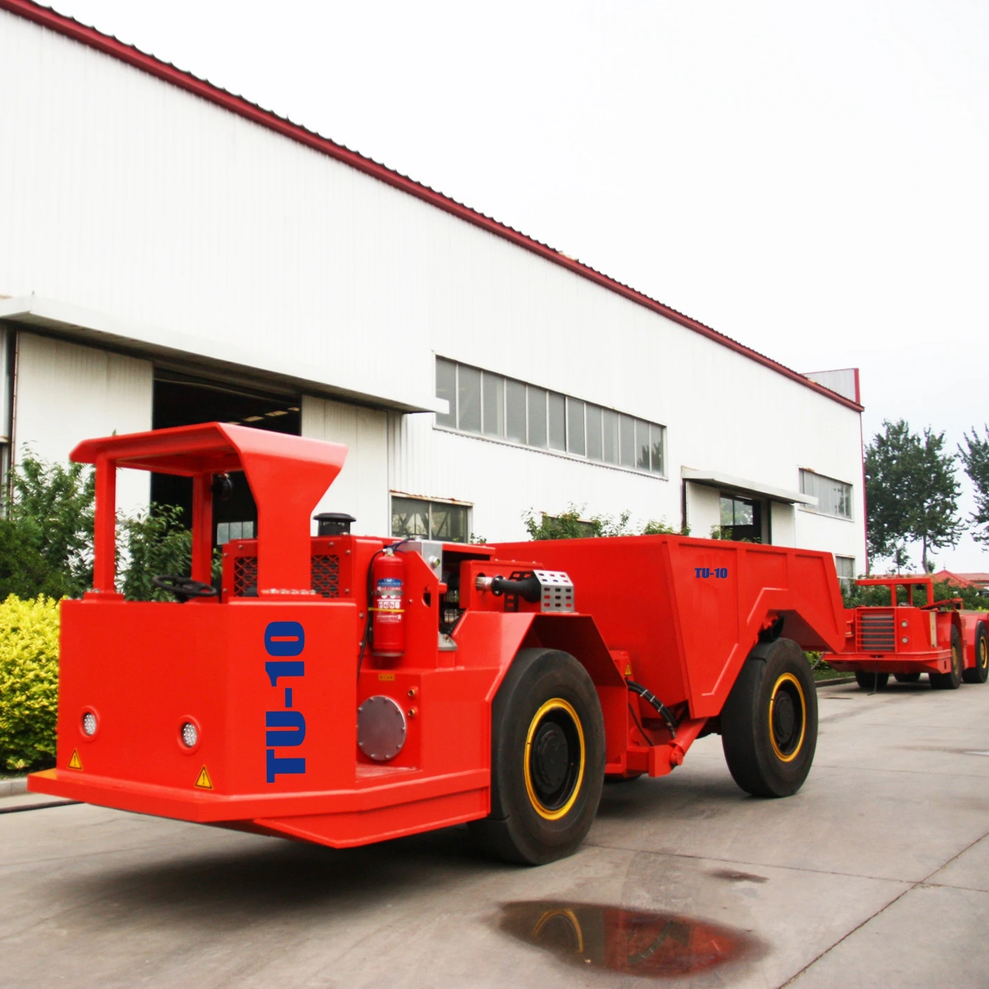 TU-10 With Iso And Ce Remote Control Payload 10t Low Profile Underground Mining Dump Truck